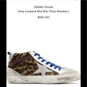 NEVER WORN size 36 golden goose sneakers